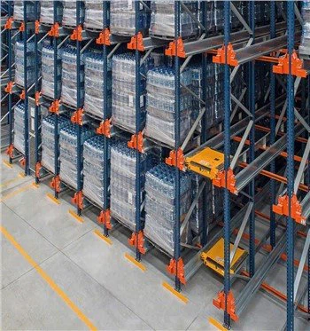 Heavy Duty Warehouse Metalen Radio Shuttle Rack